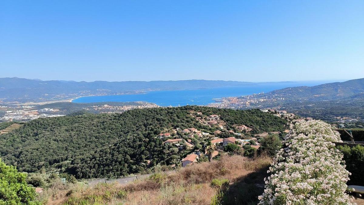Gites Sassone, Vue Panoramique Sur Ajaccio Et La Mer Alata المظهر الخارجي الصورة